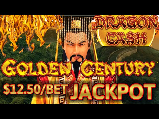 HIGH LIMIT Dragon Cash Link Golden Century HANDPAY JACKPOT ~ $50 Bonus Round Slot Machine Casino