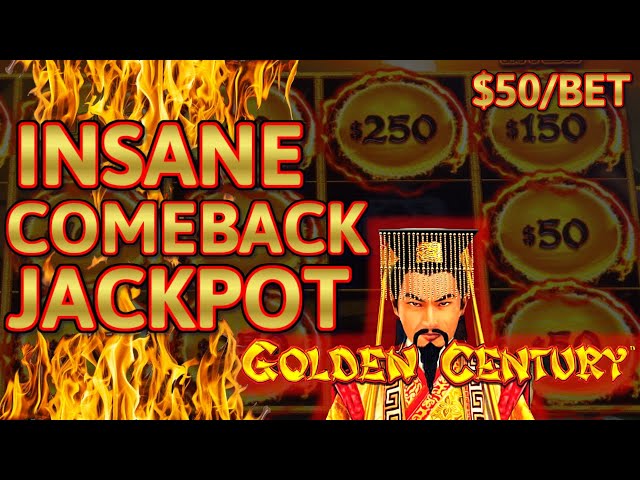 HIGH LIMIT Dragon Link Golden Century HANDPAY JACKPOT ~ EPIC COMEBACK $50 Bonus Round Slot Machine
