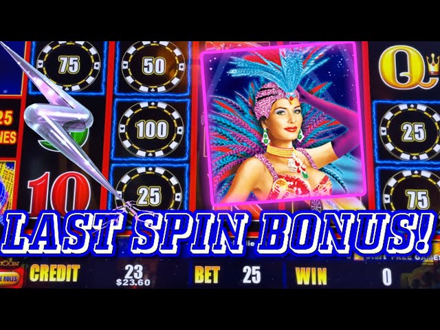 HIGH LIMIT Lightning Link High Stakes $25 LAST SPIN Bonus Round Slot Machine Casino