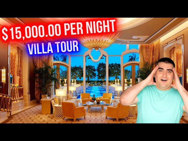 The Most LUXURIOUS Hotel Tour ! $15,000 Per Night ! VILLA Tour At Wynn Casino In LAS VEGAS