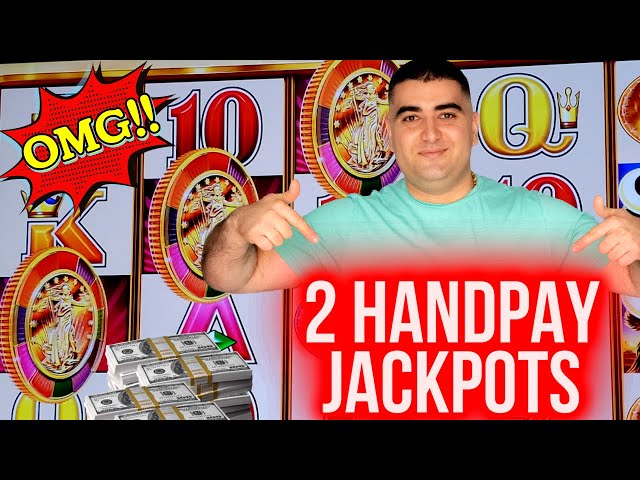 2 HANDPAY JACKPOTS On High Limit Slot Machines ! WINNING JACKPOTS In Las Vegas Casinos