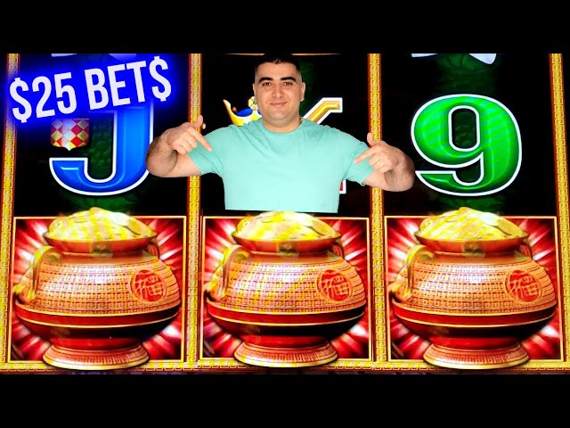 $25 Bet BONUSES On Dragon Cash Slot | High Limit Cleopatra & 3 Reel Slots | SE-12 | EP-10