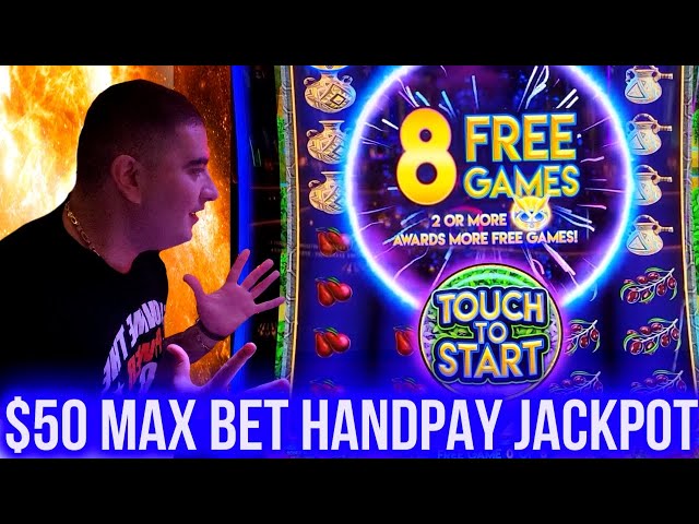 $50 Max Bet HANDPAY JACKPOT On Cash Burst Slot | Jackpot WINNER | SE-1 | EP-18