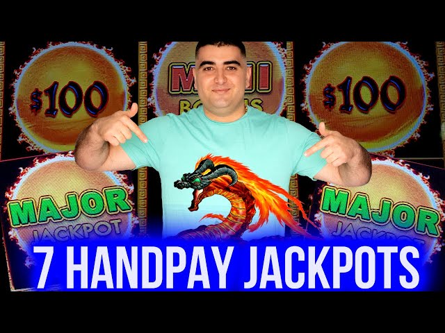 7 HANDPAY JACKPOTS On 1 DRAGON LINK Slot – $50 MAX BETS | Huge High Limit Slot Play At Casino