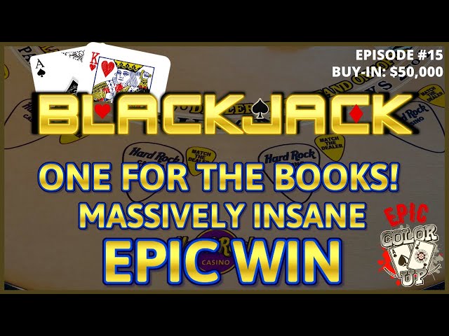“EPIC COLOR UP” BLACKJACK Ep 15 $50,000 BUY-IN ~ OVER $60K MASSIVE WIN ~High Limit Up to $3500 Hands