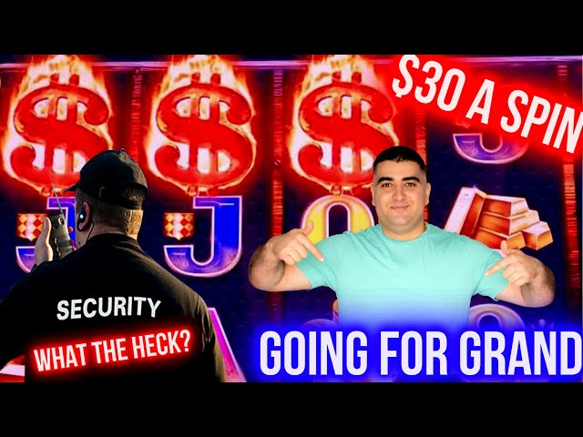 Going For Grand Jackpot On High Limit Cash Bull Slot Machine ! $30 A Spin Bonus