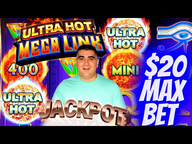 HANDPAY JACKPOT On High Limit Ultra Hot Mega Link Slot -$20 Max Bet | Las Vegas Casino JACKPOT
