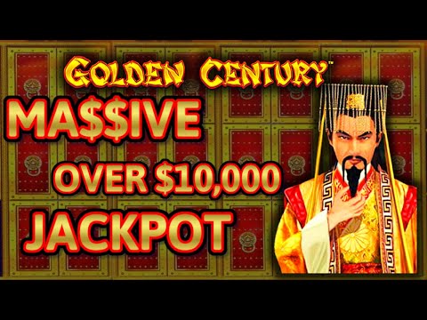 HIGH LIMIT Dragon Link Golden Century MASSIVE HANDPAY JACKPOT $10K+ ~ $100 Bonus Round Slot Machine