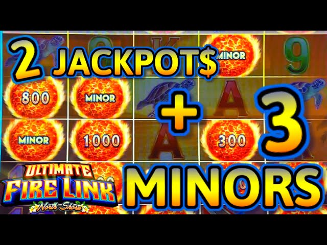 HIGH LIMIT Ultimate Fire Link North Shore (2) HANDPAY JACKPOTS $50 Max Bet Bonus Slot Machine Casino