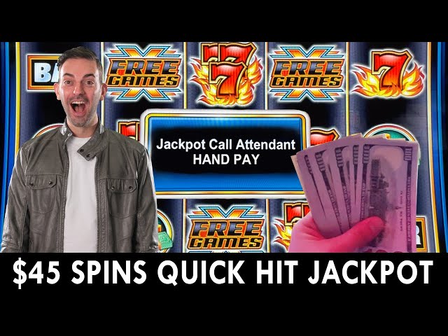 Quick Hit Riches $45 Spins Lining Up A Handpay!