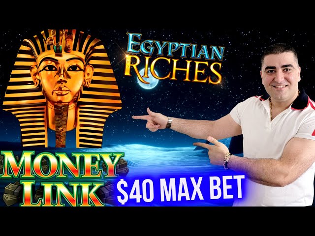$40 Max Bet Bonus On MONEY LINK Slot Machine | Live High Limit Slot Play PART-1