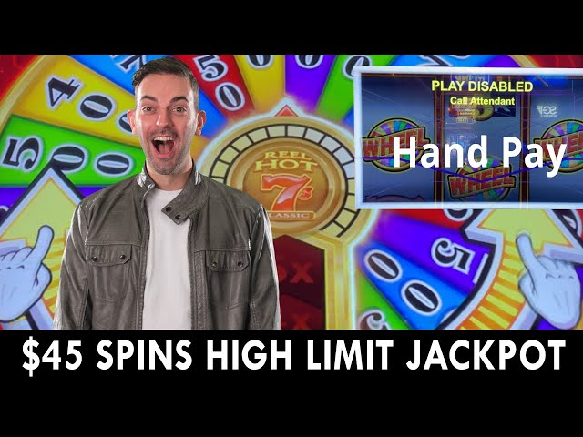 $45 Spins On Quick Spin Wheel Hot 7s For A Jackpot