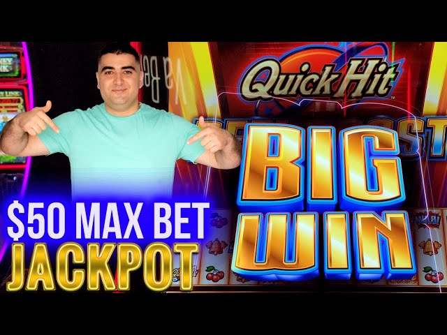 $50 Max Bet HANDPAY JACKPOT On Quick Hit REEL BOOST Slot | Las Vegas Casino Jackpot | SE-2 | EP-30