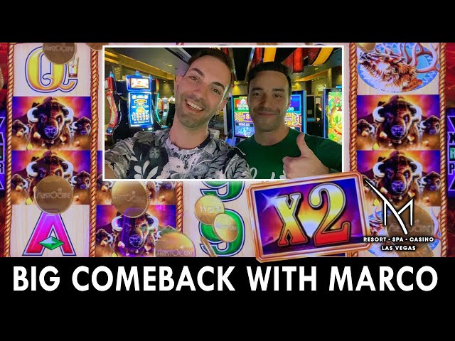 BIG COMEBACK with Marco at M Resort Searching For A Handpay!