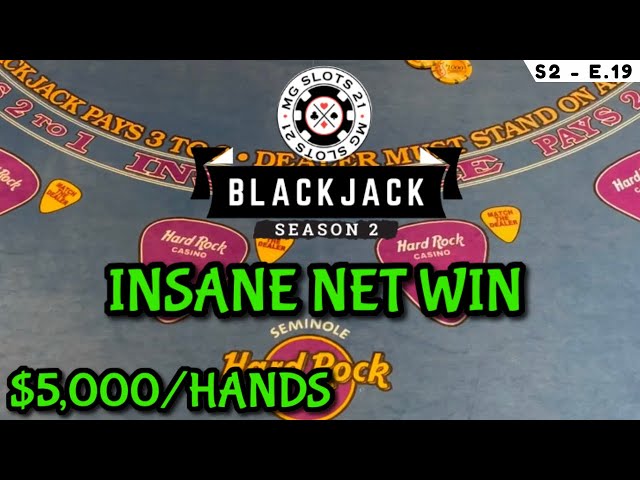 BLACKJACK Season 2: Ep 19 $50,000 BUY-IN ~High Limit Play Up to $5000 Hands ~ HUGE WIN W/BIG DOUBLES