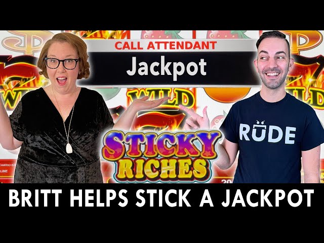 BRITT Helps Stick A Sticky Riches Jackpot