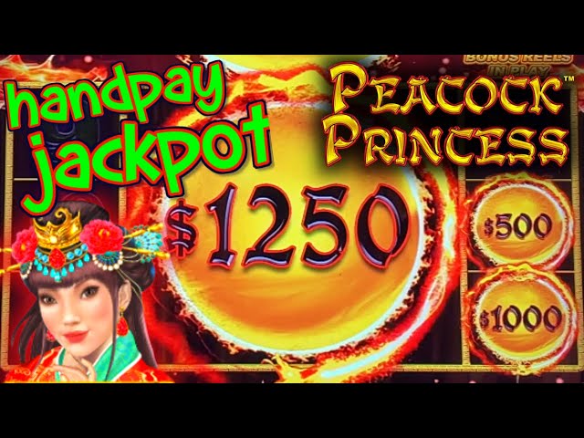 Dragon Link Peacock Princess HANDPAY JACKPOT HIGH LIMIT $50 MAX BET Bonus Round Slot Machine Casino