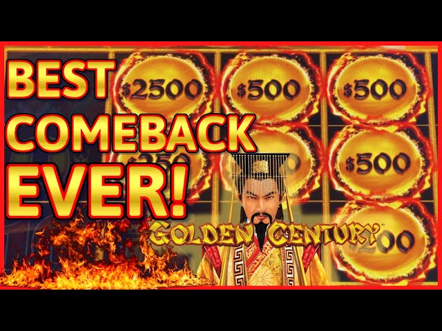 HIGH LIMIT Dragon Link Golden Century HANDPAY JACKPOT ~ EPIC COMEBACK $50 Bonus Round Slot Machine