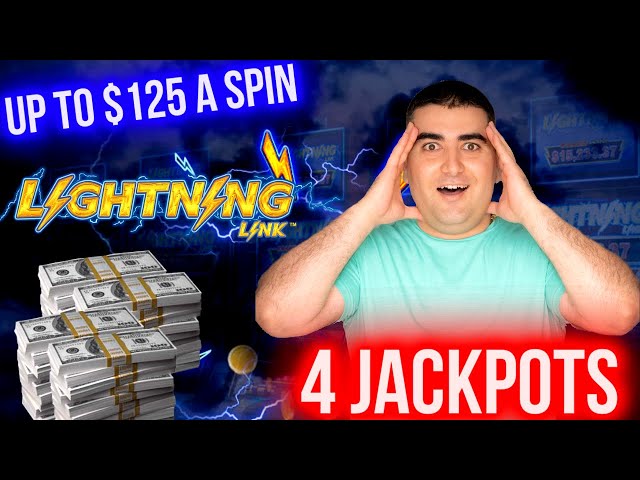 $125 A Spin Lightning Link Slot & 4 HANDPAY JACKPOTS | Winning In Las Vegas Casinos | SE-3 | EP-13