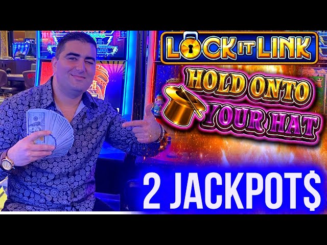 2 HANDPAY JACKPOTS On High Limit Lock It Link Slot | Winning Money In Las Vegas Casinos