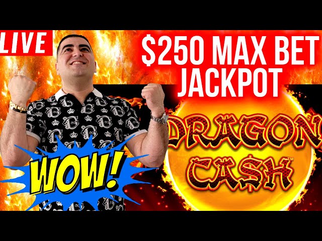 $250 A Spin JACKPOT On Dragon Cash Slot | Let’s Break The Bank W/ MASSIVE JACKPOTS