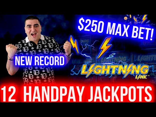 ALL TIME RECORD ! My BIGGEST JACKPOT On Lightning Link Machine $250 BET | Winning Mega Bucks On Slot