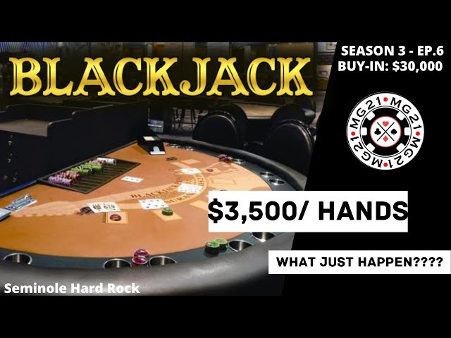 BLACKJACK Season 3: Ep 6 $21,000 BUY-IN ~ High Limit Play Up to $3500 Hands ~ DOUBLES MASSIVE LOSS