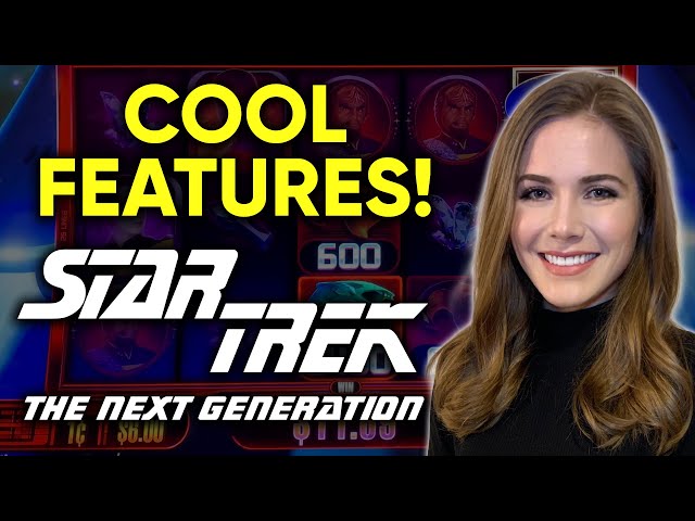 BONUS Lots Of Features Star Trek The Next Generation Slot Machine! $6 Max Bets Only
