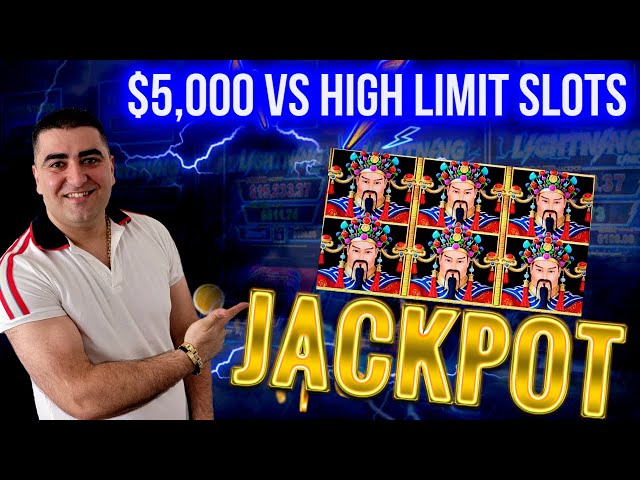 High Limit Lightning Link Slot HANDPAY JACKPOT | $5,000 Live Slot Play | SE-3 | EP-10