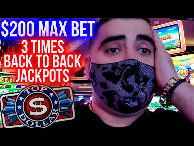 $200 A Spin BACK TO BACK Bonuses & 3 JACKPOTS | Winning Mega Bucks On Slots | SE-4 | EP-26
