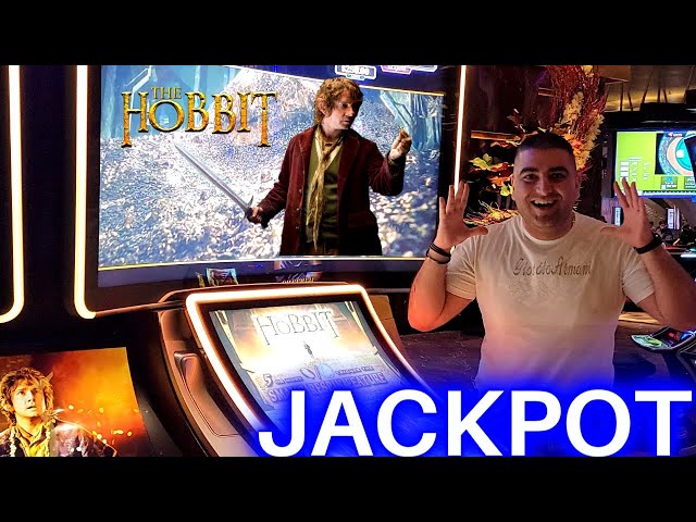 The HOBBIT Slot HANDPAY JACKPOT | Winning Big Money On Movie Game In Las Vegas