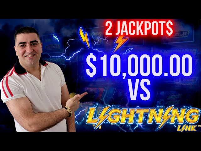 $10,000 Live Slot Play & 2 HANDPAY JACKPOTS Lightning Link Slot | SE-4 | EP-22