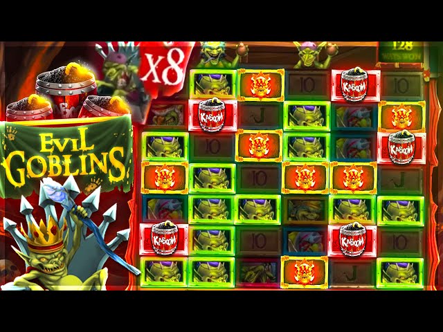 $100,000+ SUPER BONUS – My BIGGEST Win – on Evil Goblins!!!