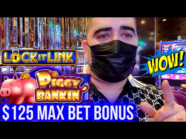 $125 Max Bet PIGGY BANKIN Bonus & JACKPOTS | Big Bets & Wins On Roulette Table !