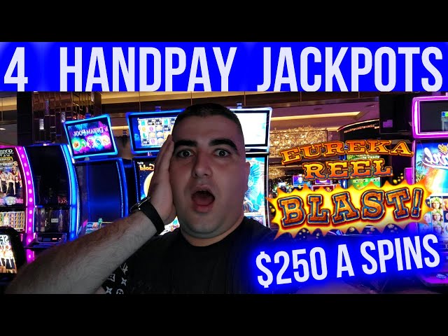 $250 Max Bets ! 4 CRAZY HANDPAY JACKPOTS On High Limit Slots | Las Vegas Casinos JACKPOT WINNERS