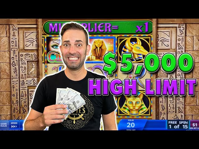$5,000 Bonus or Broke: 3x High Limit Games