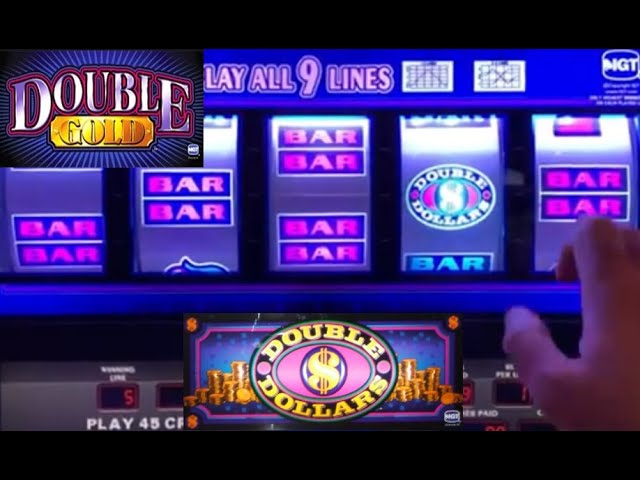 CLASSIC CASINO SLOTS: 5 REEL DOUBLE DOLLARS + 5 REEL DOUBLE GOLD SLOT PLAY! NICE WINS!