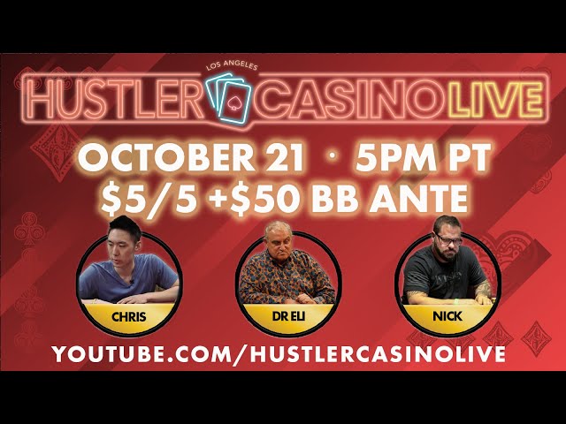 Dr. Eli, Luda Chris, Nick Vertucci & Nick Lucas Play $5/5/50 Ante Game – Commentary by Marc Goone