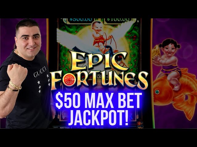 EPIC FORTUNE Slot HANDPAY JACKPOT – $50 Max Bet | Winning At Casinos In Las Vegas | SE-4 | EP-6