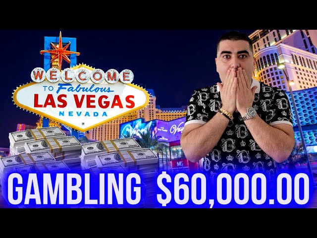 Gambling $60,000.00 In Las Vegas ! Live Slots Play & MASSIVE Wins On Roulette