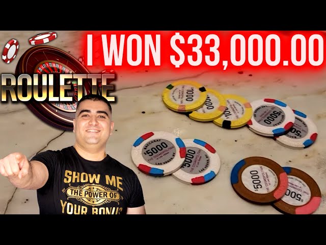 I Won $33,000 On European Roulette In Las Vegas | Live High Limit Slot Play & HUGE BETS |SE-5| EP-24