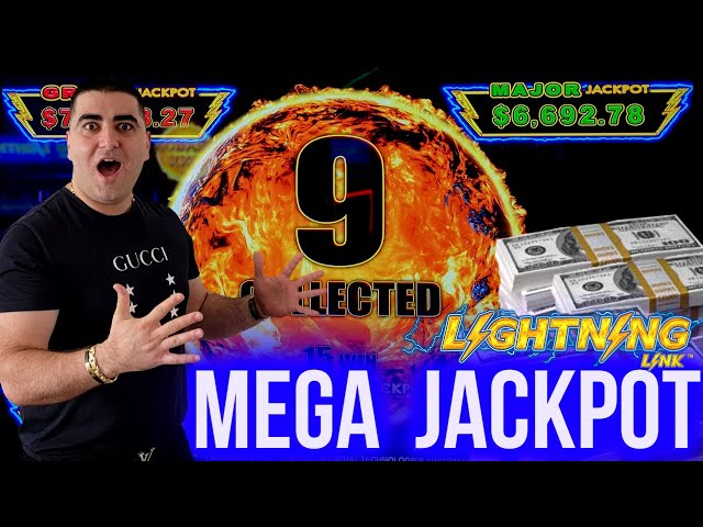 Lightning Link Slot MASSIVE HANDPAY JACKPOT ! Winning MEGA BUCKS On Slot Machine
