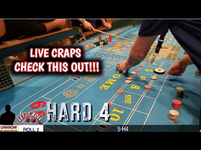 Live Craps – We all want to be on the table for a decent roll!