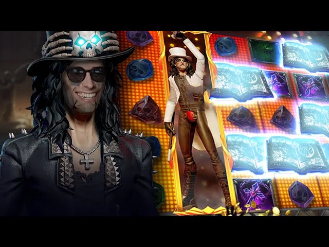 !! NEW Alice Cooper and THE TOME OF MADNESS BIG WIN | Play’n GO