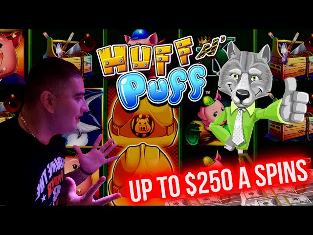Up To $250 A Spin Huff N Puff Lock It Link Slot Machine | Betting HUGE In Las Vegas | SE-4 | EP-18