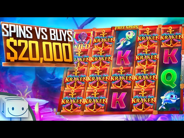 $10,000 In SPINS Vs $10,000 BONUS BUY! (Release The Kraken)