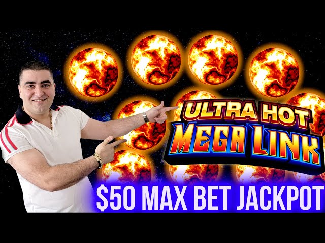 $50 Max Bet JACKPOT On High Limit Ultra Hot Mega Link Slot | SE-6 | EP-22