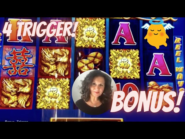 BIG WIN@Casino!!! HIGH LIMIT DOUBLE BLESSINGS & DANCING DRUMS! 4 SYMBOL Trigger!