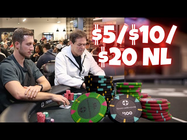 Crazy Bluff, Poker Vloggers and Big Pots | $5/$10/$20 NL Texas Hold’Em