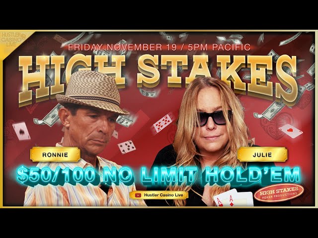 HIGH STAKES POKER!! $50/100 w/ Ronnie, Julie, Nick, Armenian Mike – Commentary by DGAF